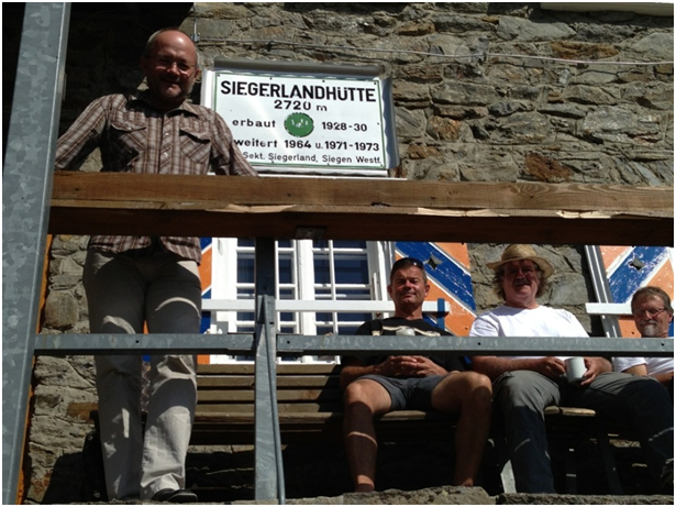 Volkmar Klein auf der Siegerlandhütte